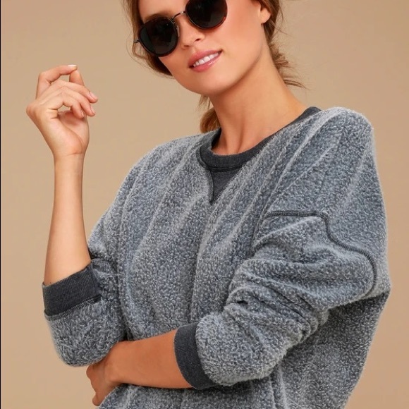 Z Supply Sweaters - Z Supply Fleece Pullover Sweater